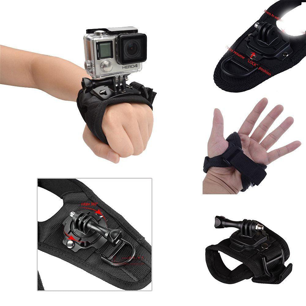 Palm Strap Glove Fixed Armband 360 Degree Rotating Hand Strap Palm Strap