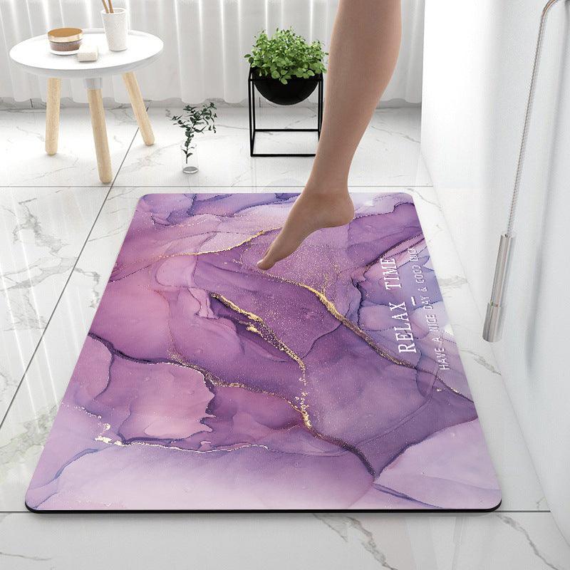 Home Gadget Anti-Slip Mat Super Absorbent Bathroom Floor Mat Diatom Mud Suitable For Kitchen Toilet